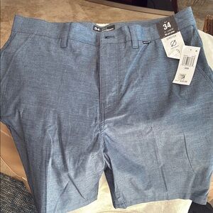 Men's Blue Stretch Shorts